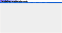 Desktop Screenshot of faldskaermsklubben.dk